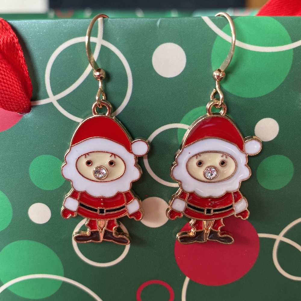 🆕Christmas 🌲🎅🏼 Cute Santa Earrings NIP